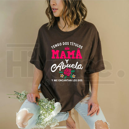 "Tengo Tanto Tiempo Mama y Abuela" – Humorous Spanish Grandma Graphic Top