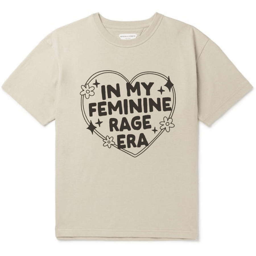 In My Feminine Rage Era Screen Printed Unisex T-Shirt - Hiyatee