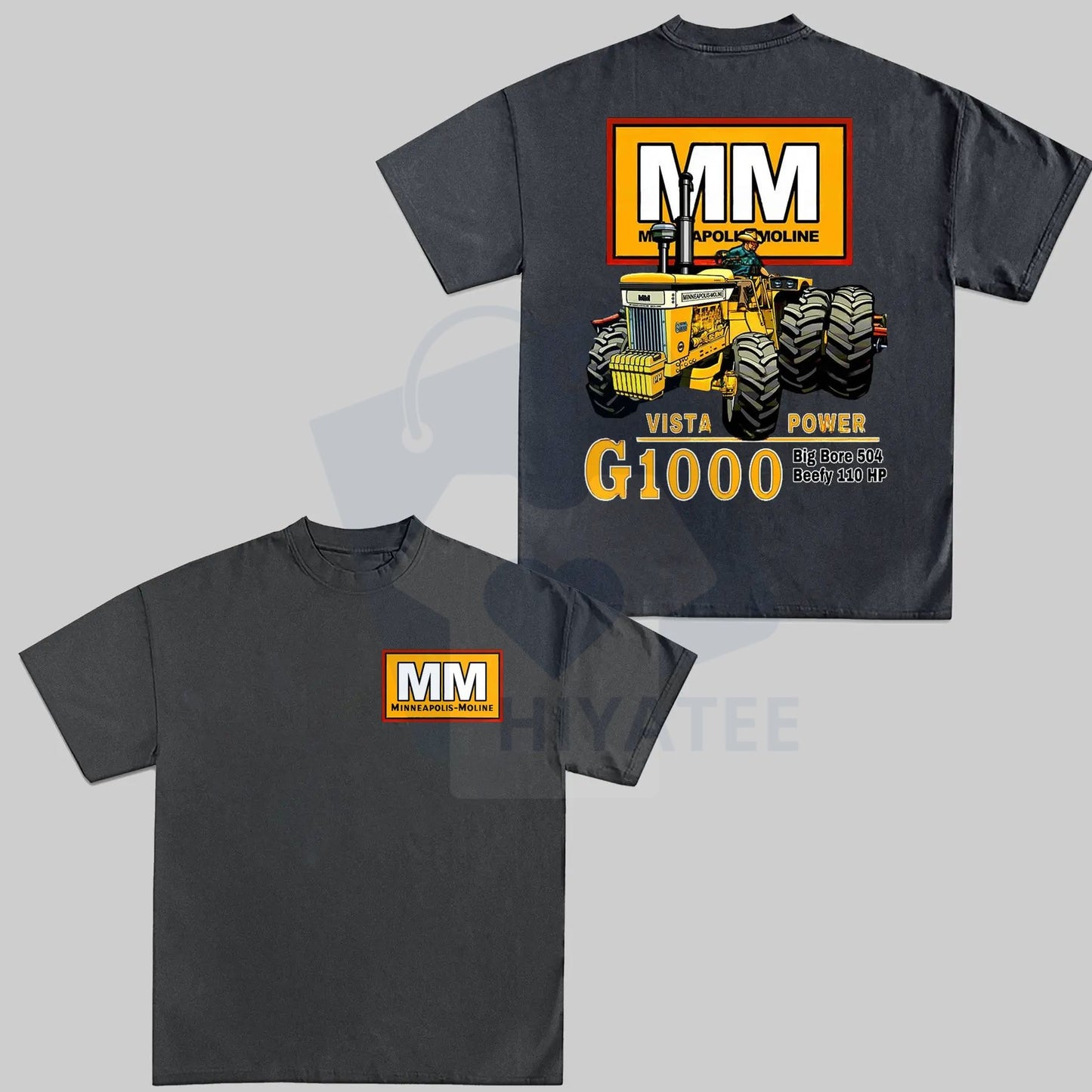 Minneapolis-Moline Vista Power G1000 Tractor T-Shirt – Farm Machinery Graphic Tee