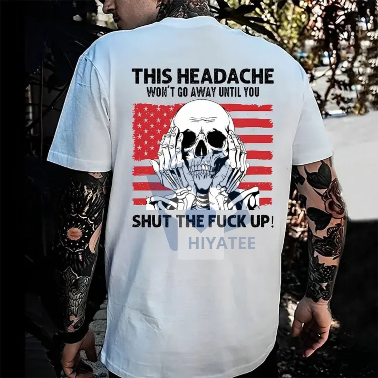 "This Headache Won't Go Away" T-Shirt – Funny Sarcastic Tee, Relatable Humor Shirt