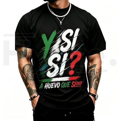Mexico Spirit Graphic T-Shirt – Bold Mexican Flag Colors Short Sleeve Tee