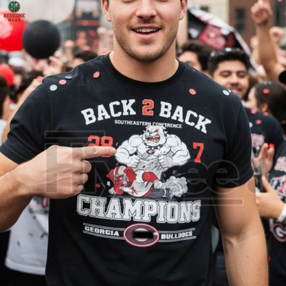 SEC Championship 2025 Go Dawgs Shirt – Bulldog Mascot vs Elephant Rivalry Football Tee