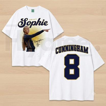 Graphic Sophie #8 2-Sided Basketball T-Shirt – Premium Game Day Fan Graphic Tee