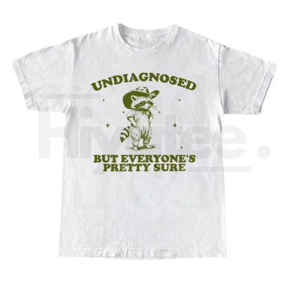 "Undiagnosed But Everyone's Sure" – Funny ADHD Retro Graphic Top