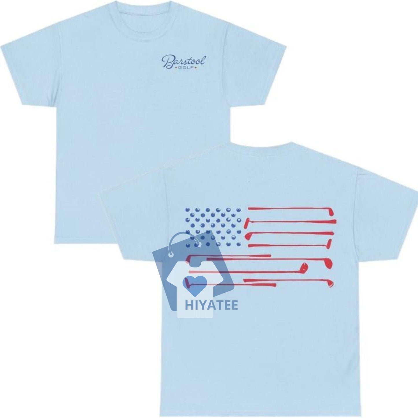 BARSTOOL Golf Flag T-Shirt – Trendy Cotton Graphic Tee for Men