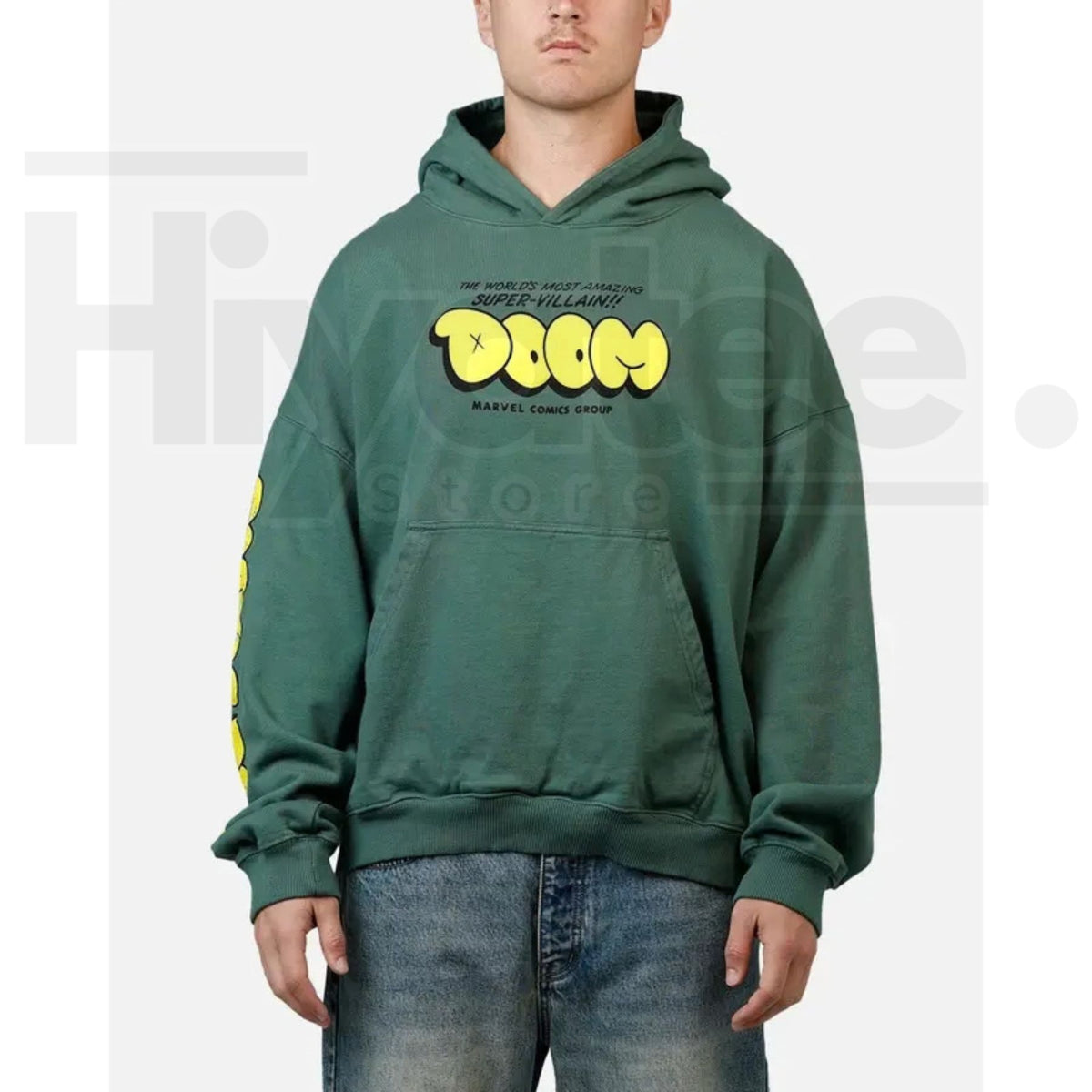 73Studio Marvel Fantastic Four Doctor Doom Villain Premium Hoodie – Vintage Comic Graphic Pullover
