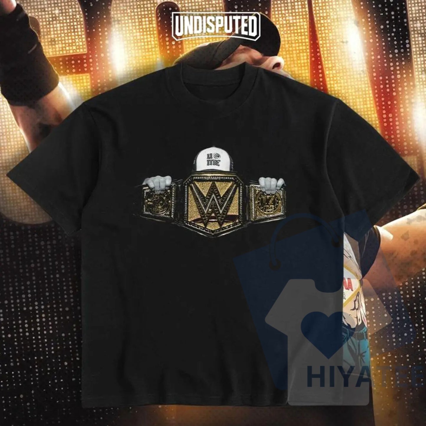 John Cena 17x Champion T-Shirt – UNDISPUTED UCME Wrestling Fan Heavy Cotton Tee