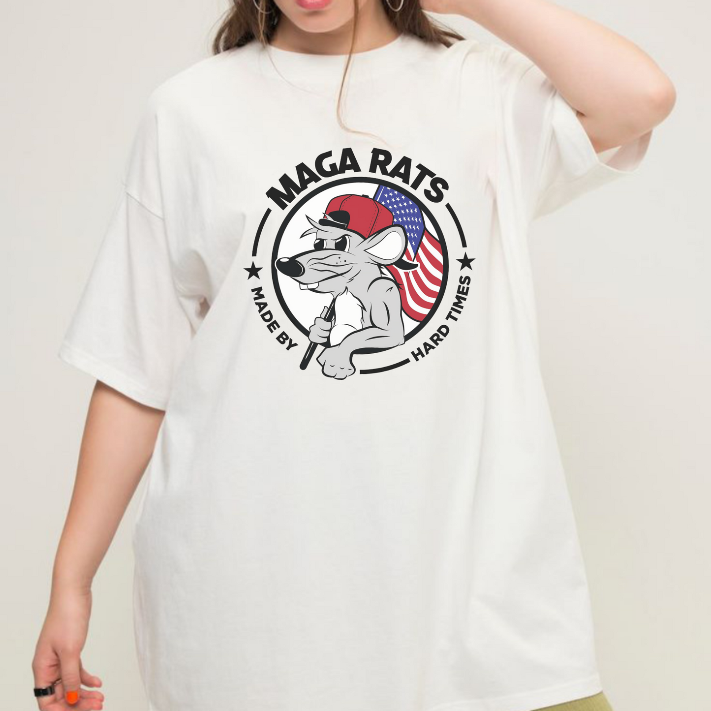 MAGA RATS Classic T-Shirt – Funny Political Statement Tee