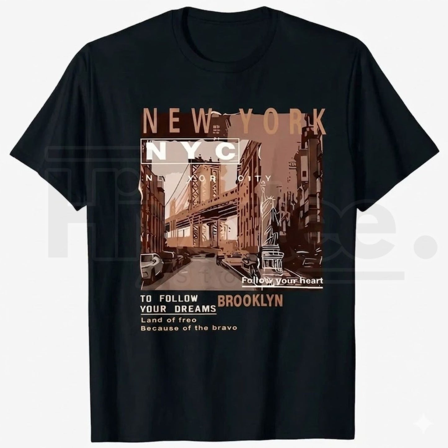 Vintage Photo Style Graphic Print T-Shirt – Retro Aesthetic Casual Tee, Streetwear Graphic Print Top