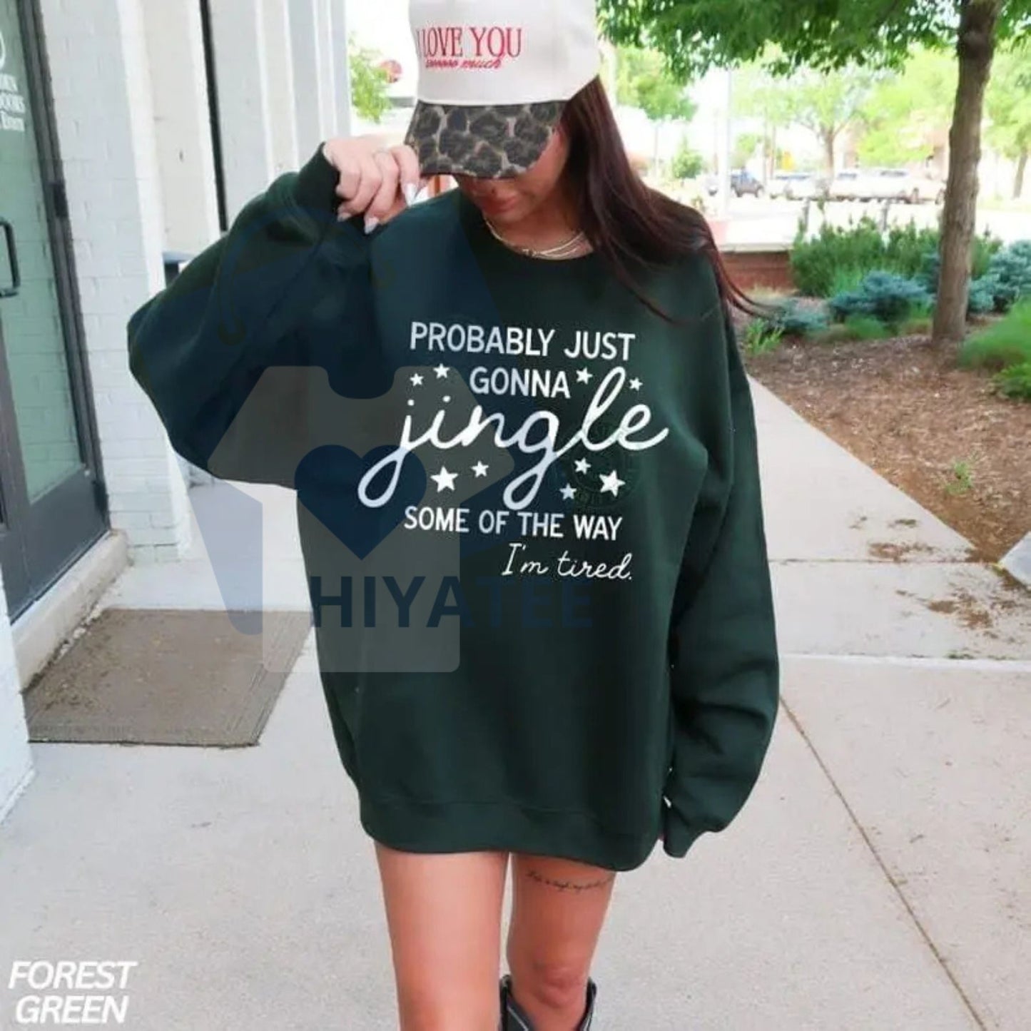 Funny Christmas Sweatshirt: "Jingle Some Of The Way I'm Tired" Shirt, Funny Holiday Sweatshirt, Merry Xmas Tee