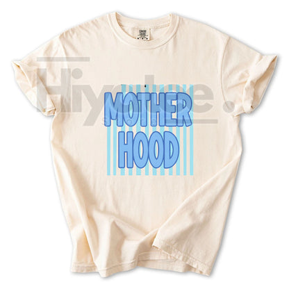 Motherhood & Striped Preppy MAMA Comfort Colors® T-Shirt – Mother's Day Tank Top