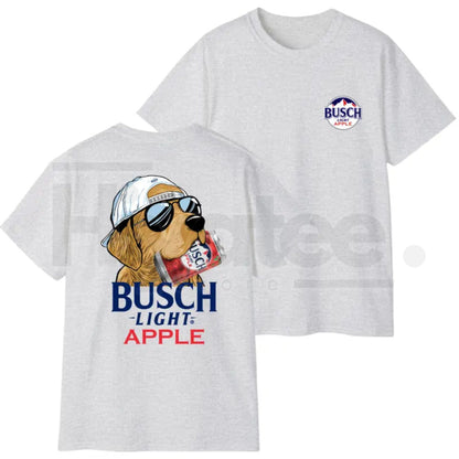 "The Golden Happy Hour" – Funny Retriever Beer Can Graphic Top