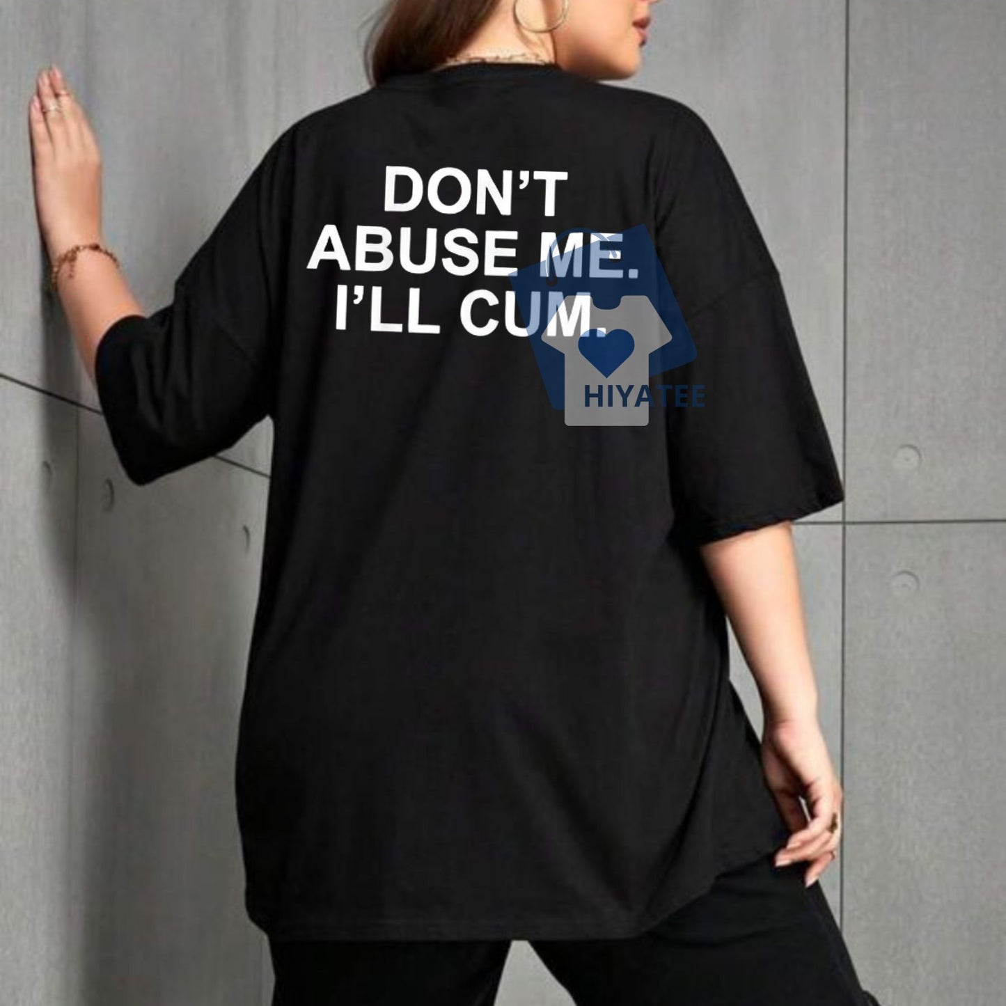 Don’t Abuse Me T-Shirt – Printed Men’s Statement Tee in Soft Cotton