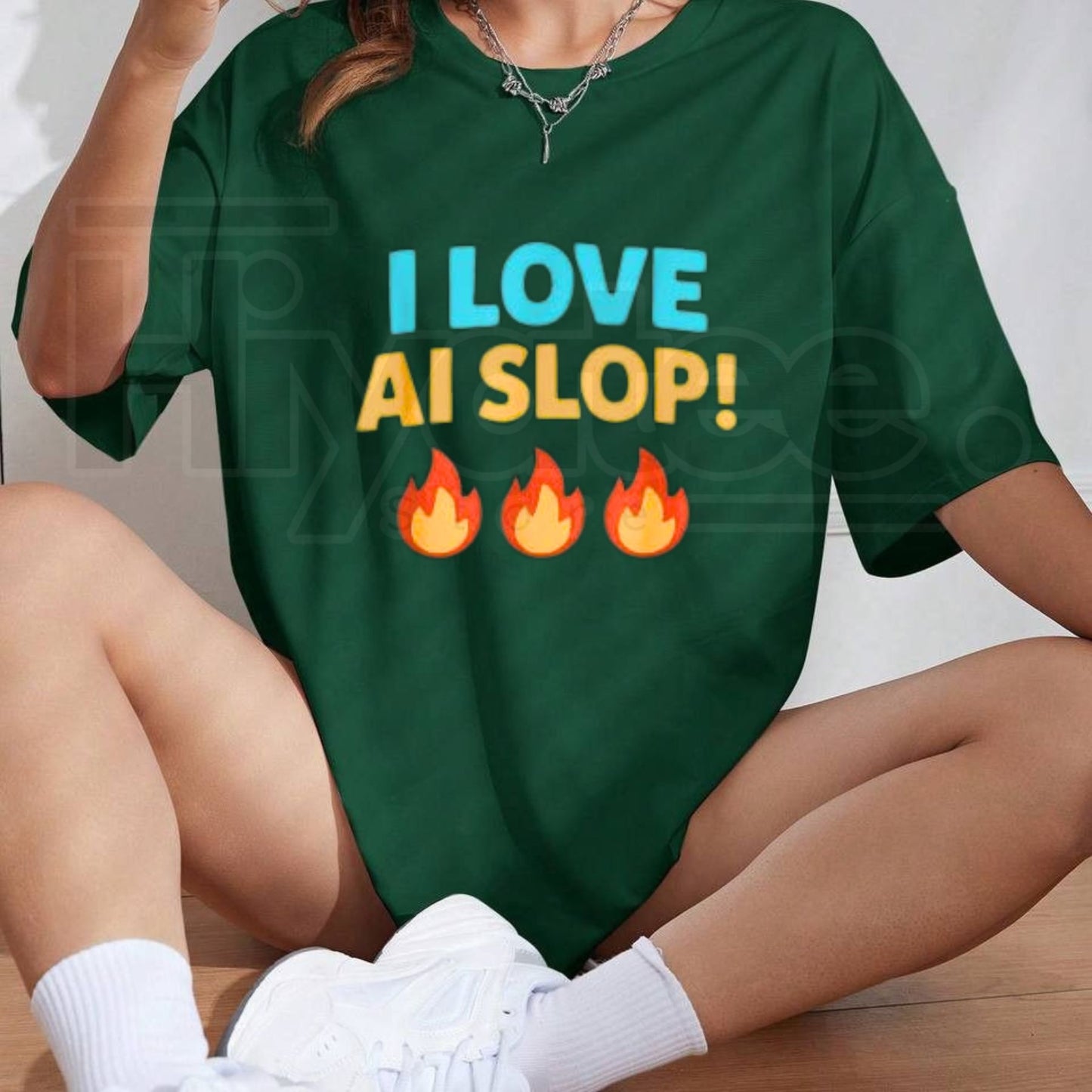 I Love AI Slop T-Shirt – Funny Internet Meme Unisex Graphic Tee