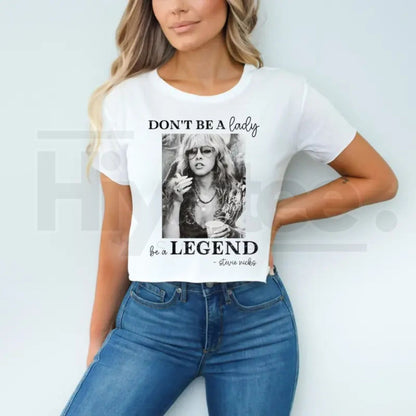 "Don’t Be A Lady, Be A Legend" – Stevie Nicks Vintage Music Top