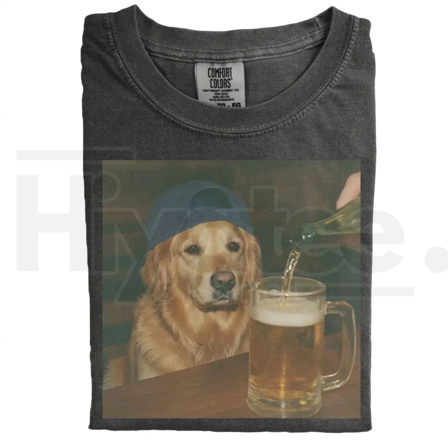 Comfort Colors 50+ Dog Breeds Available Beer Shirt – Vintage 90s Funny Edgy Dog Meme Tee, Unisex Casual Streetwear Gift