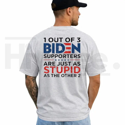 Funny Anti Biden T-Shirt – Short Sleeve Printed Graphic Tee