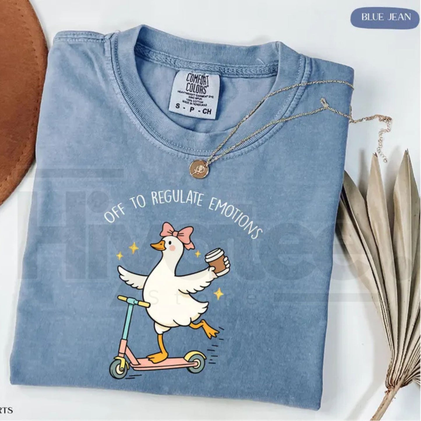 Comfort Colors Off To Regulate Emotions Shirt Silly Goose Mental Health Tee