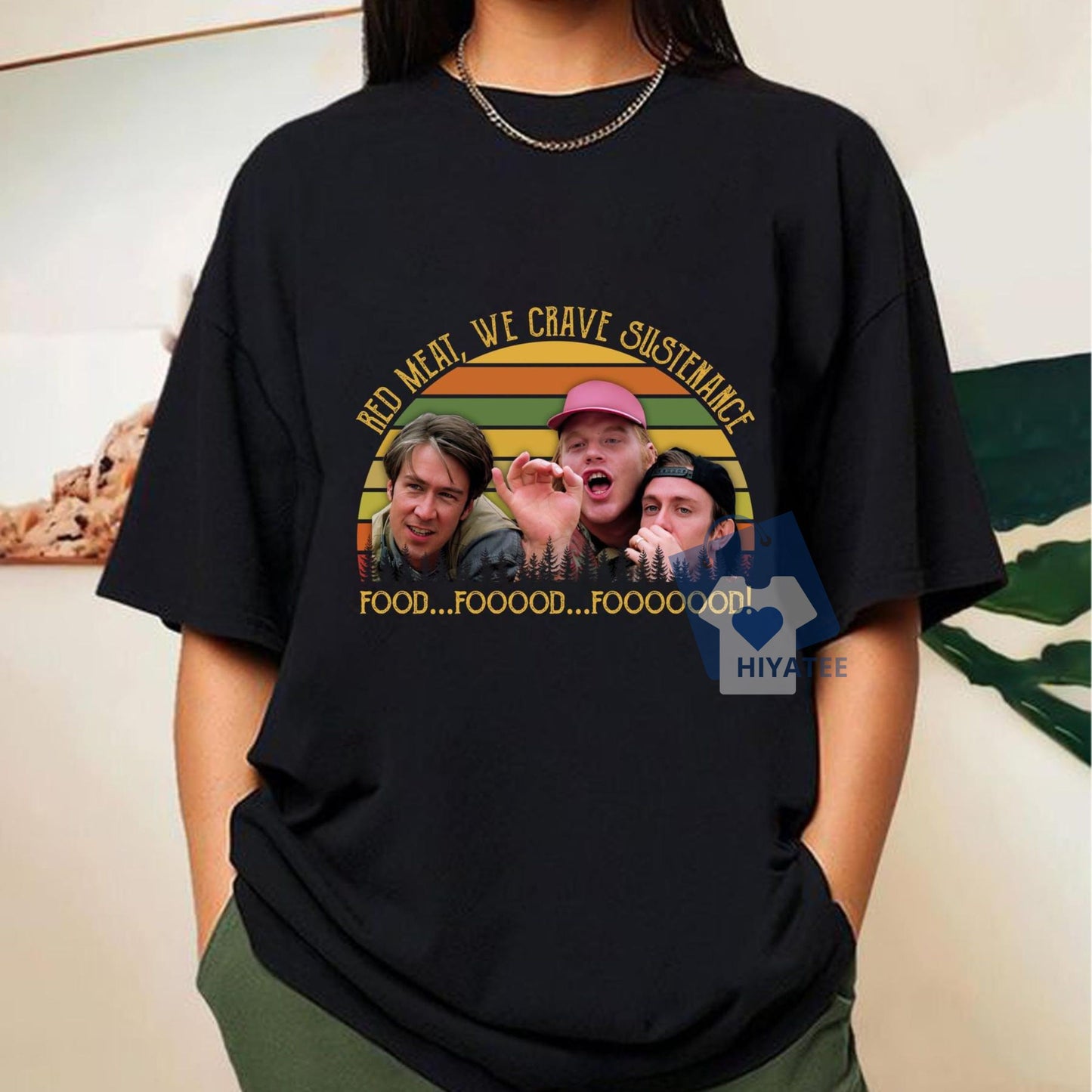 Twister Movie “We Crave Sustenance” Shirt – Funny Food Quote Tee in Full Color Range
