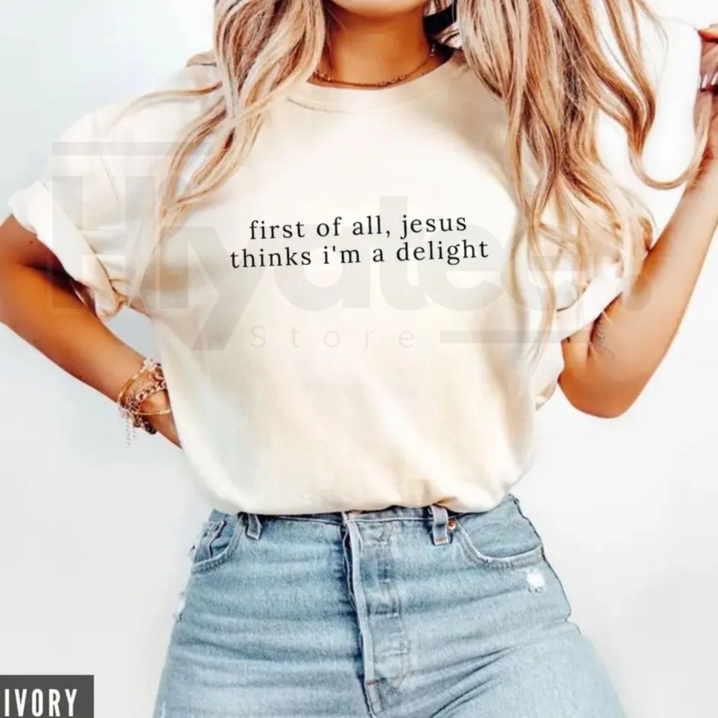 Comfort Colors® Jesus Thinks I'm A Delight Shirt – Funny Sarcastic Christian Women Tee