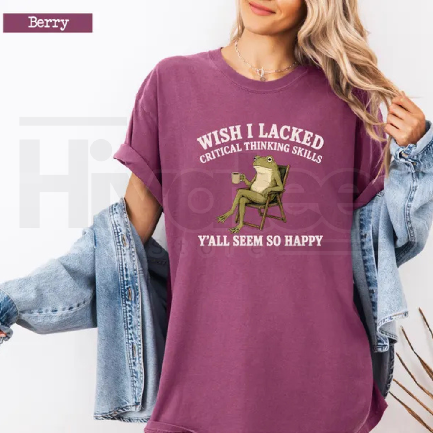 Wish I Lacked Critical Thinking Skills Y'all Seem So Happy Comfort Colors T-Shirt