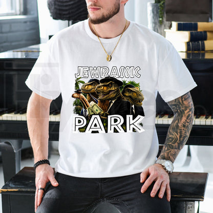 Jewrassic Park Funny Graphic T-Shirt