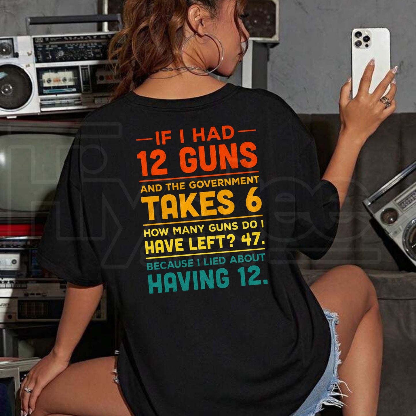 Funny 2nd Amendment Math Joke T-Shirt – Patriotic Gun Humor Graphic Tee
