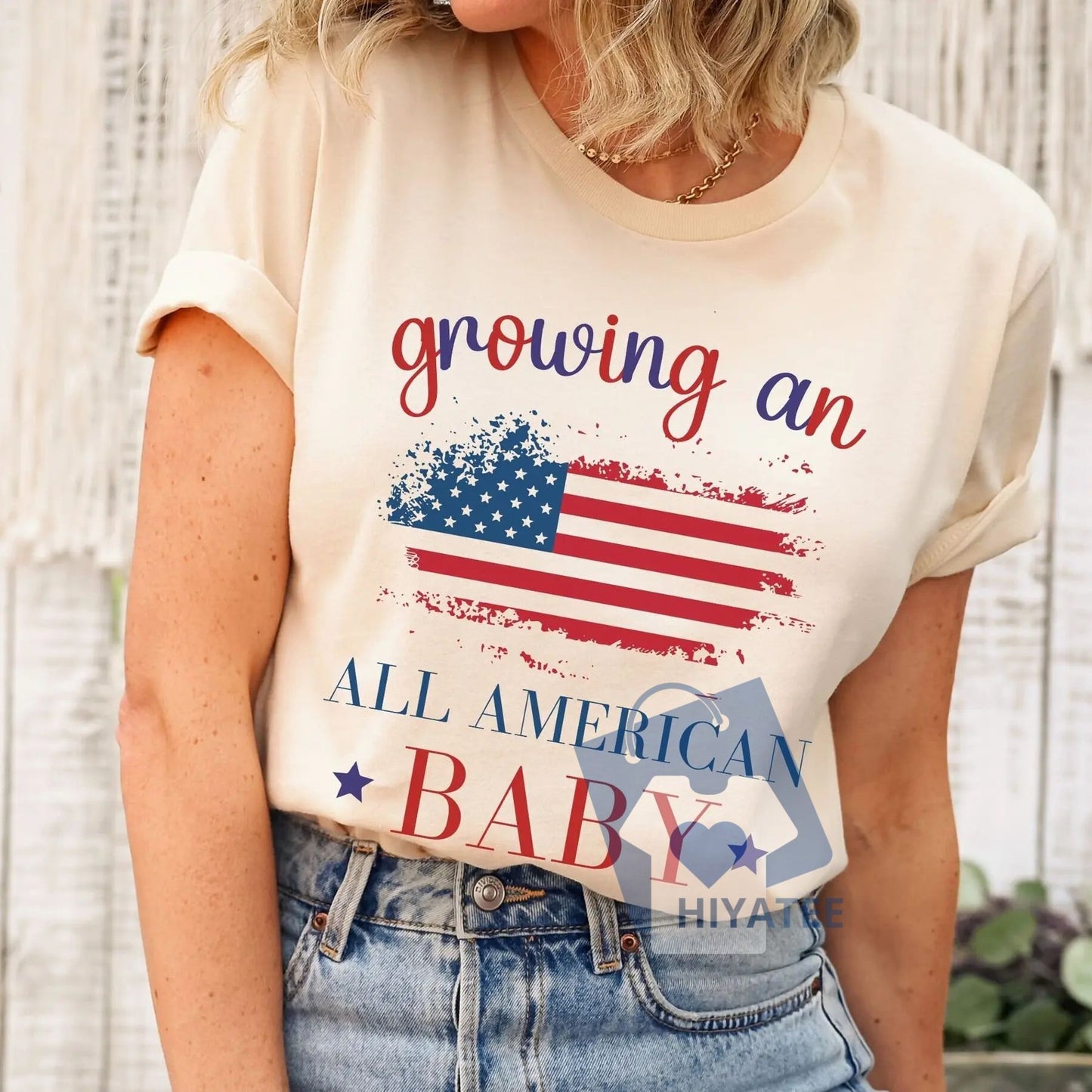4th of July Pregnancy Announcement Shirt – Future Mom Tee, Patriotic Baby Reveal Top