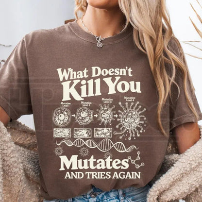 Comfort Colors Bacteria Virus Science Biology Teacher Shirt