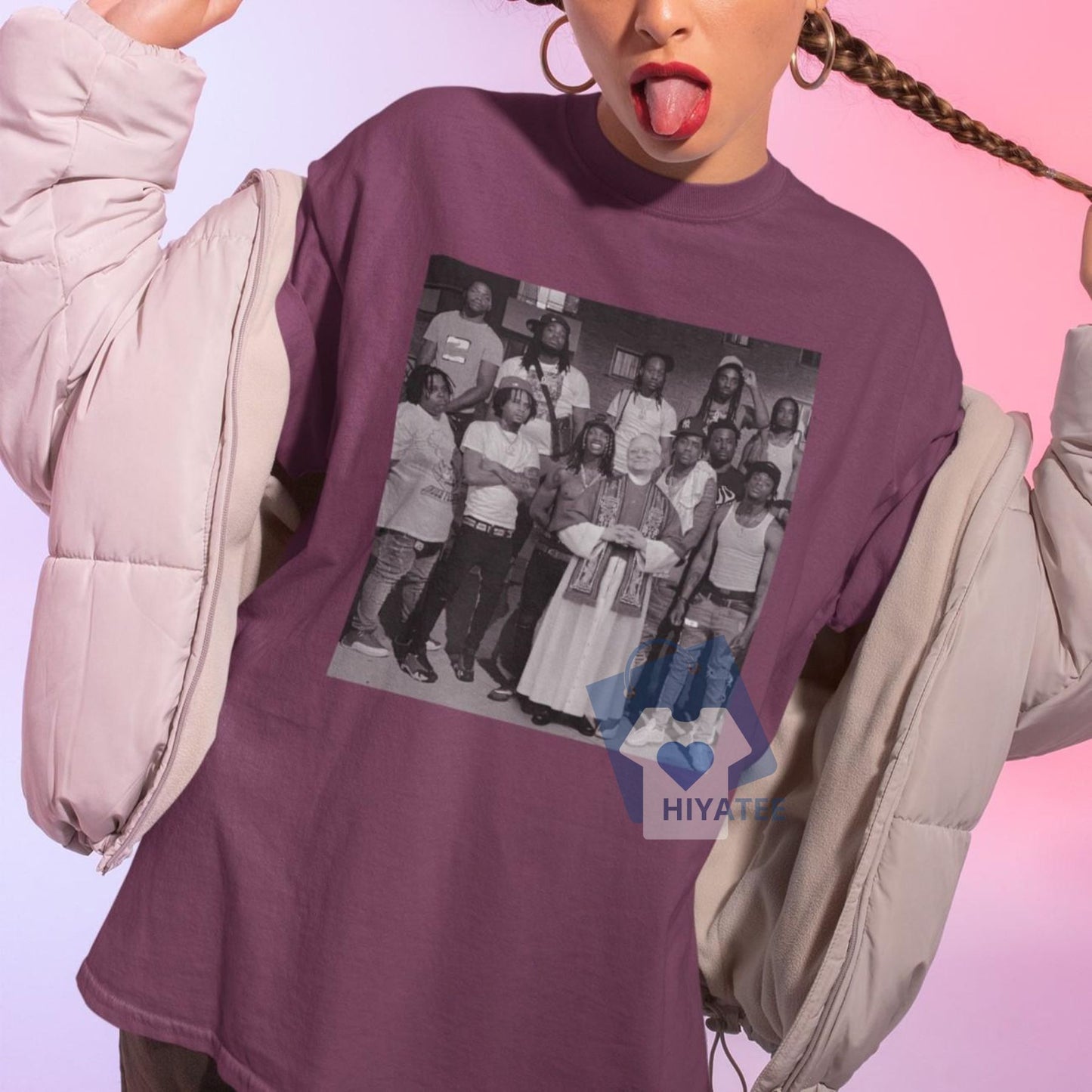 Pope From Oblock Shirt – First American Pope Funny Parody Tee
