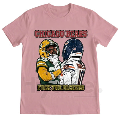 "Chicago Bear Rivalry Clash" T-Shirt – Hard-Hitting Football Fan Gear