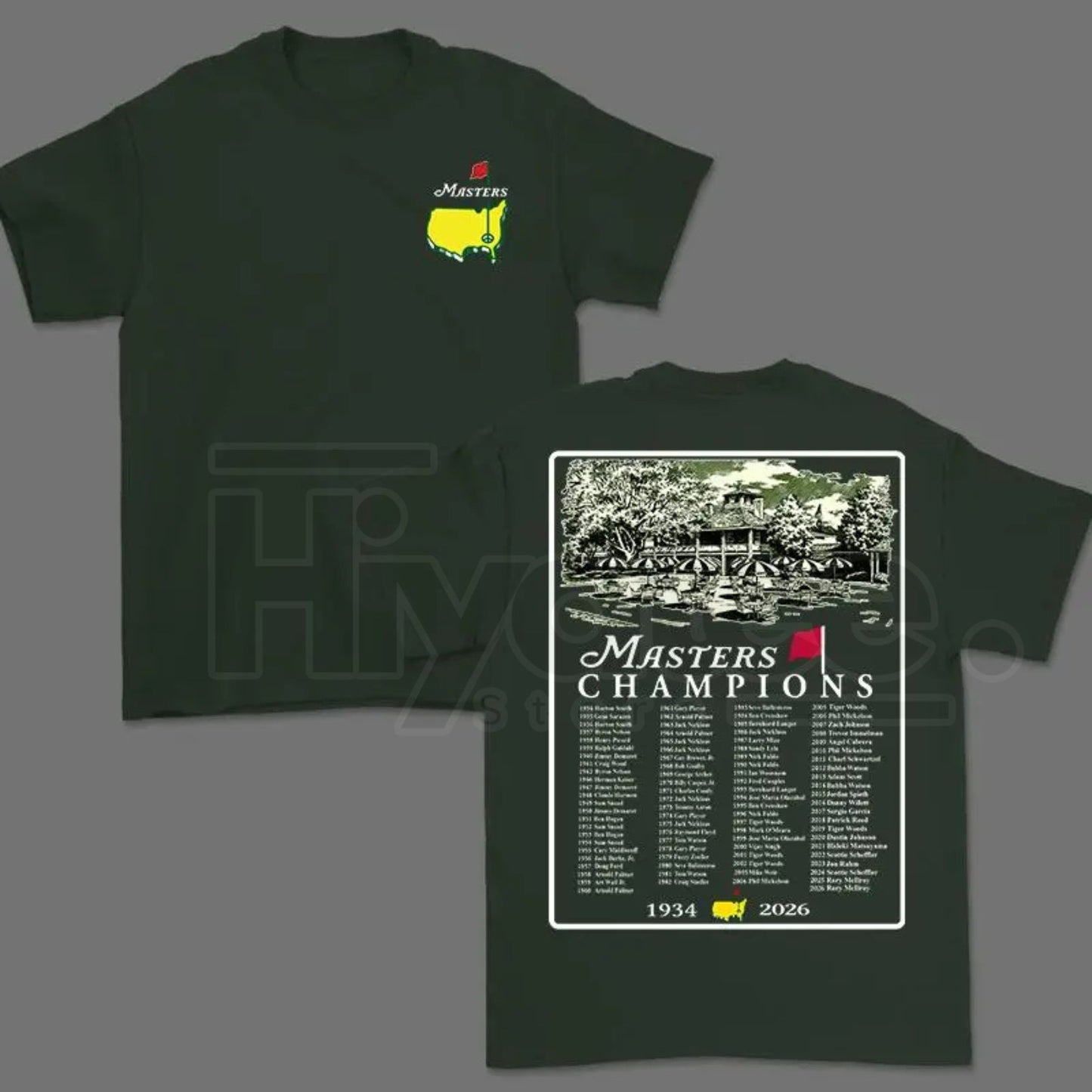 "2026 Masters Tournament" – 90th Augusta Champions Retro Golf Top