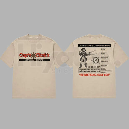 Cap’n Clark’s "Ottoman Empire" – Funny History Pun Graphic Top