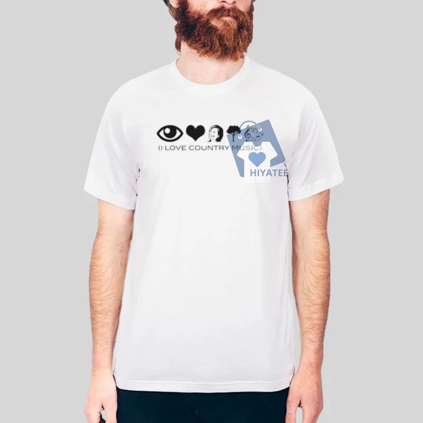 I Love Country Music Shirt – Funny Anti-Hillary Political Tee for Men & Women