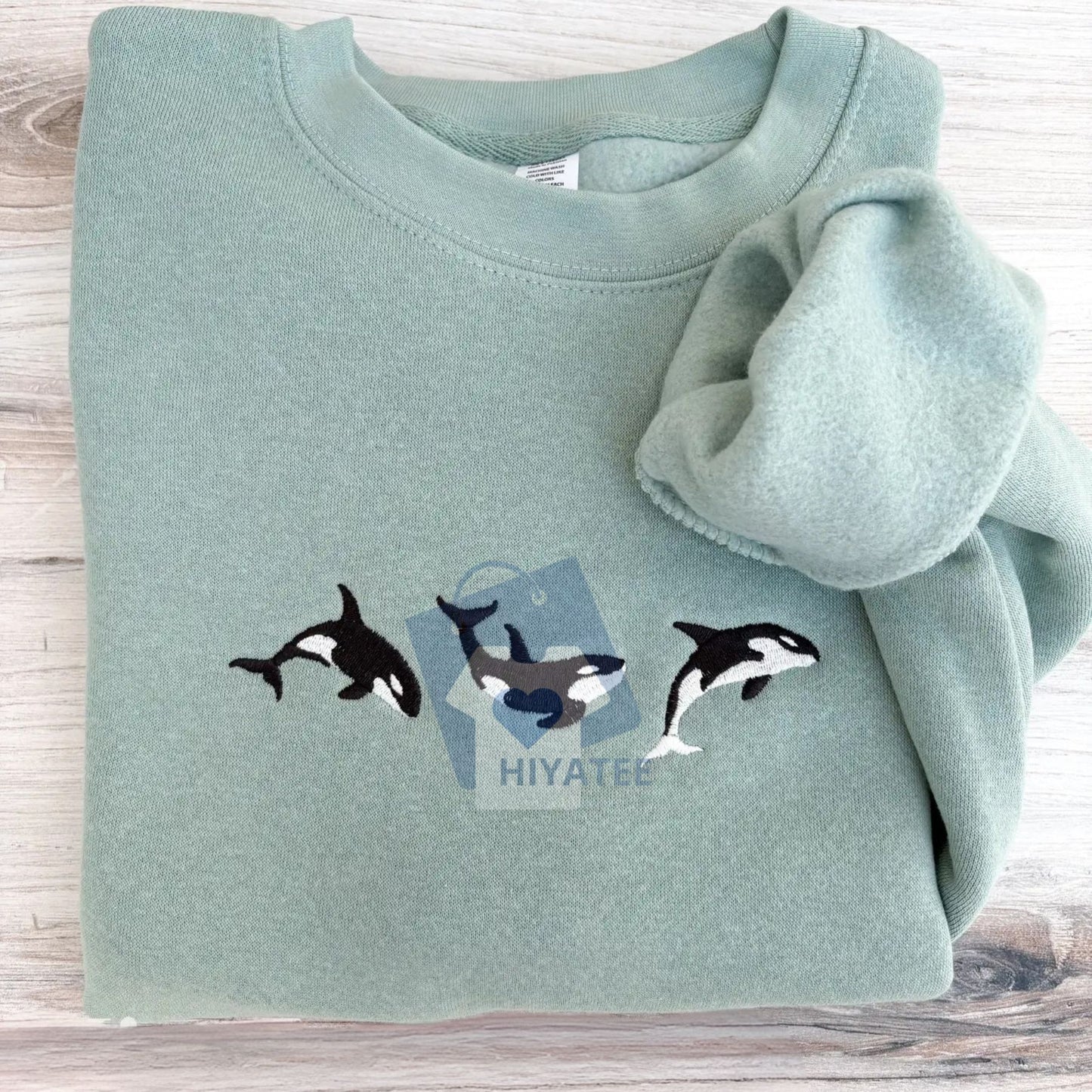 Orca Sweatshirt – Premium Garment-Dyed Heavyweight Pullover, Ultra-Soft & Made in USA