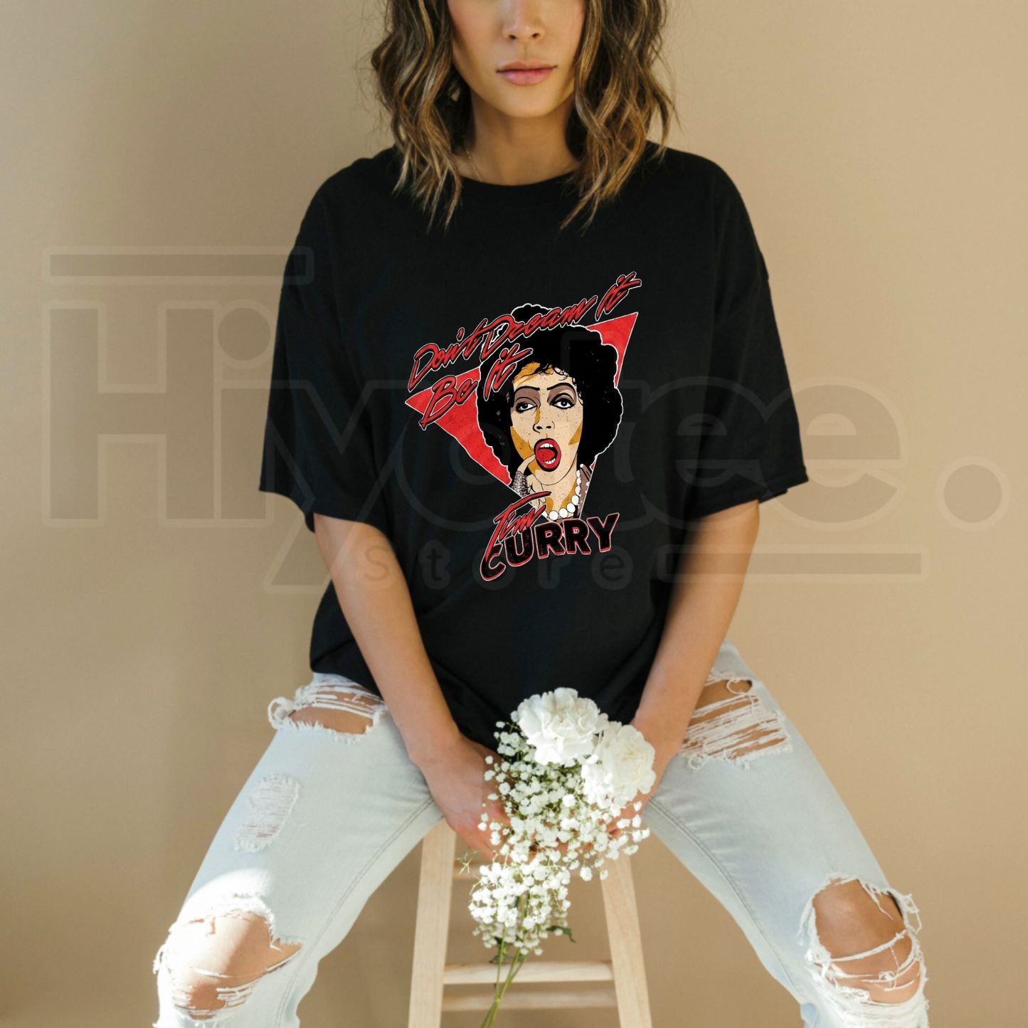 Tim Curry Graphic T-Shirt – Classic Movie & Cult Cinema Legend Tee