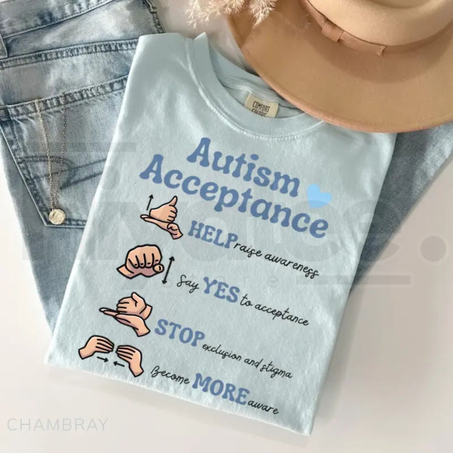 Comfort Colors® Autism Awareness & Acceptance Shirt – SPED Teacher & April Autism Month Tee