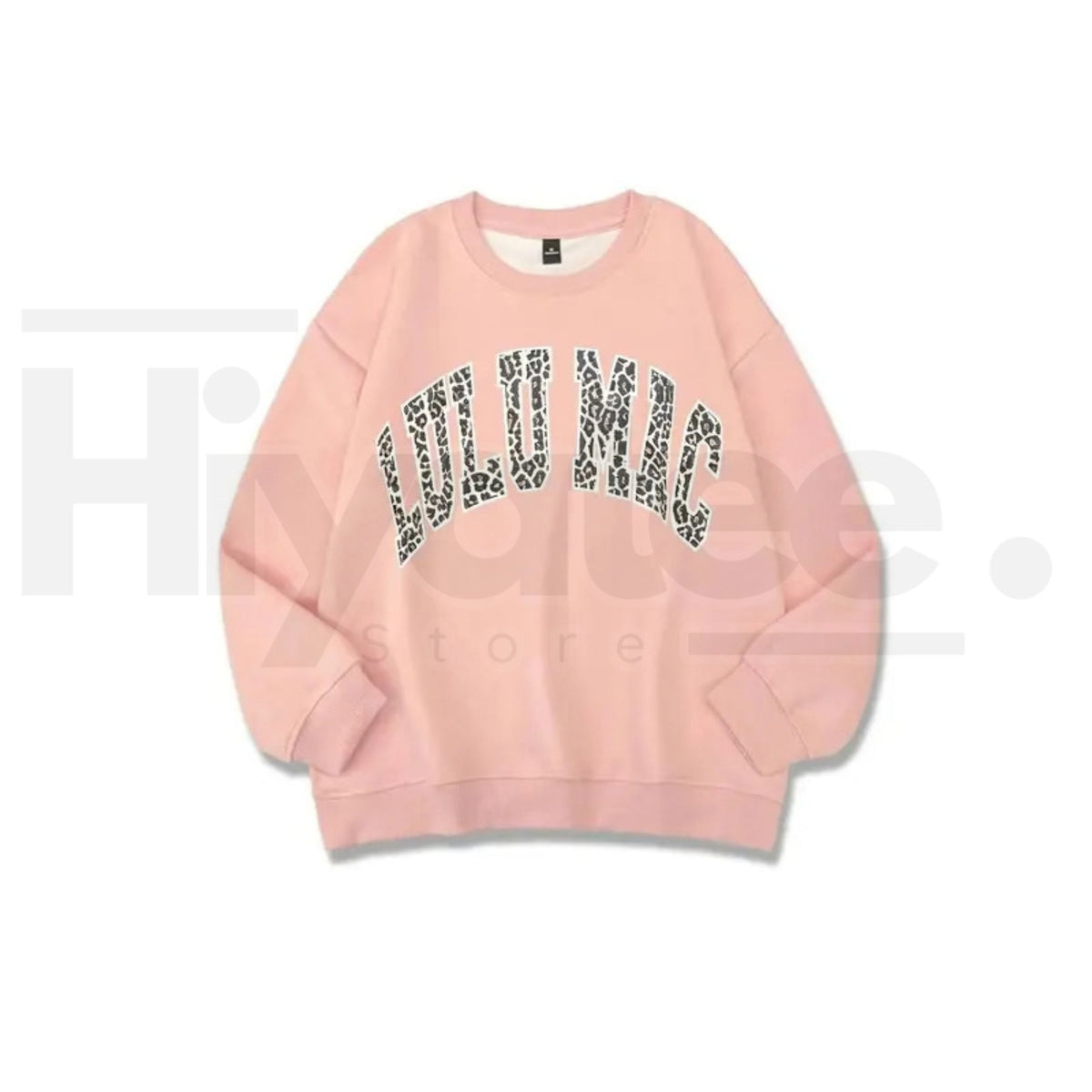 LULUMAC Women's Letter Print Crew Neck Sweatshirt – Casual Cozy Long Sleeve Pullover