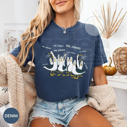 Comfort Colors® Custom Seagull Teacher Shirt – Funny Personalized Appreciation Tee