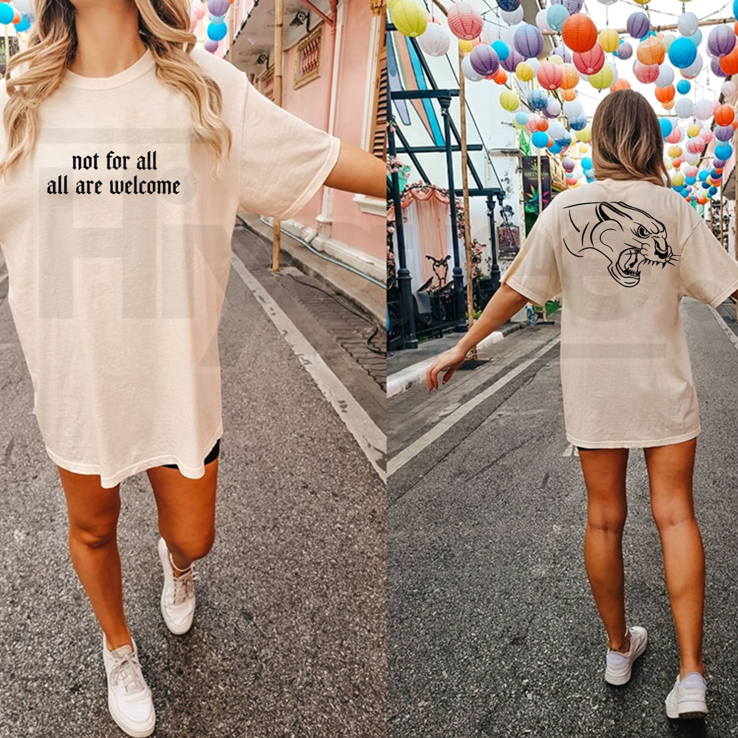 Not For All All Are Welcome T-Shirt – Inclusive Statement Quote Tee