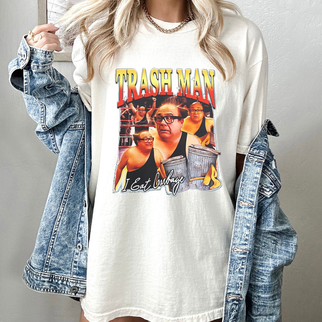 Trash Man TShirt, its always sunny in philadelphia shirt,frank reynolds shirt,its always sunny tee,trash man tshirt,trash man Shirt