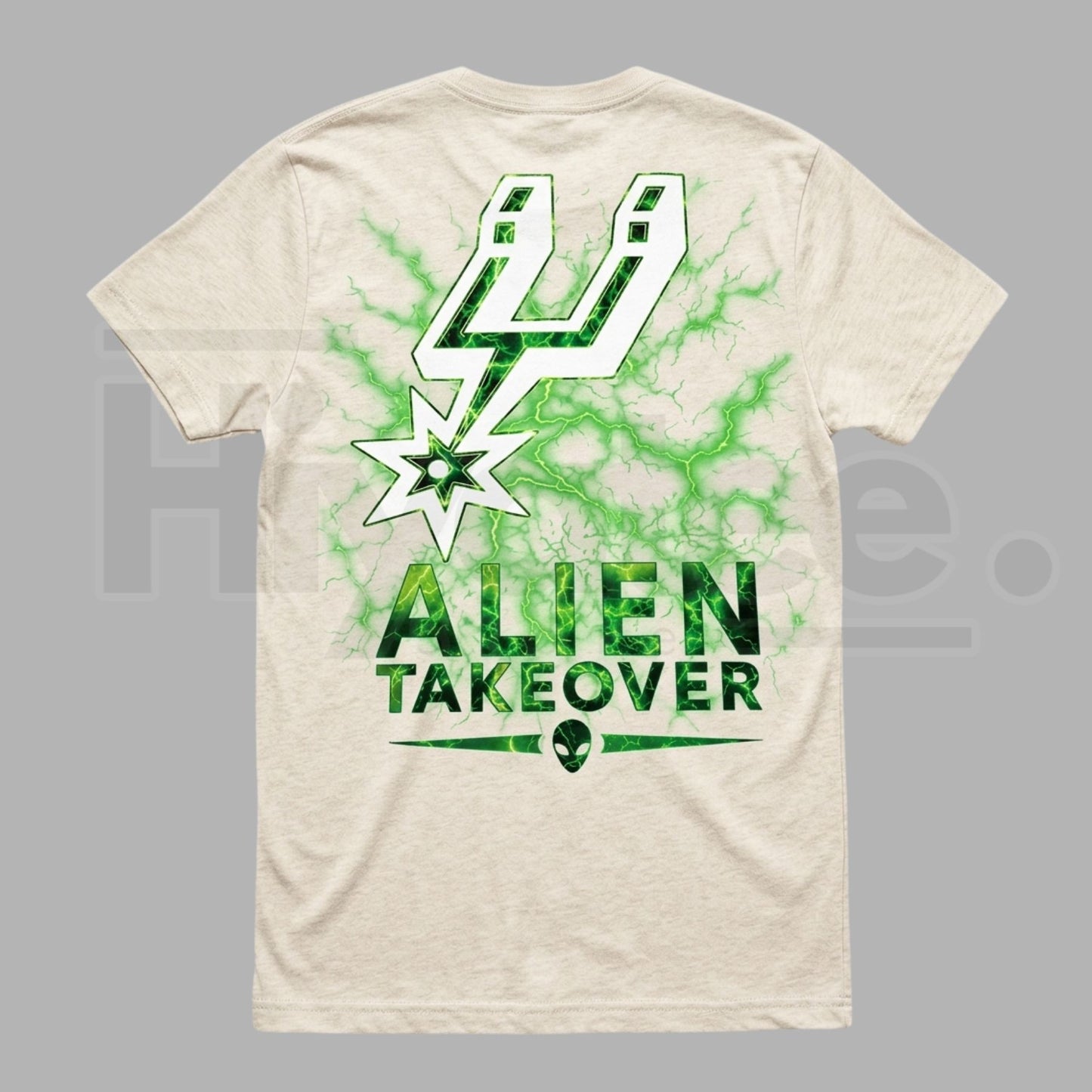 Retro Alien Takeover T-Shirt – Vintage Sci-Fi UFO Extraterrestrial Graphic Tee