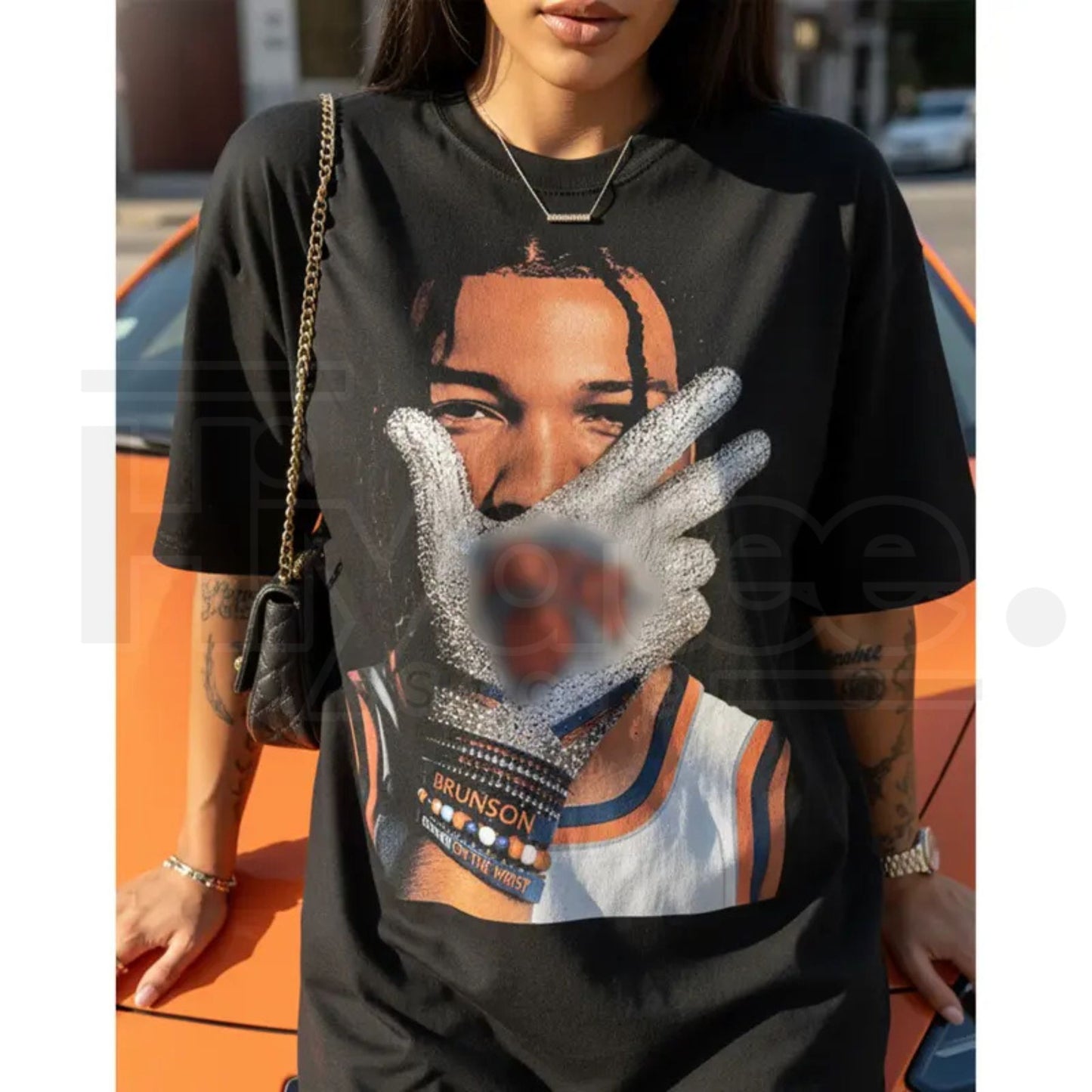 New York Basketball Finals T-Shirt – Brunson Three Point Hand Sign Playoffs Tee