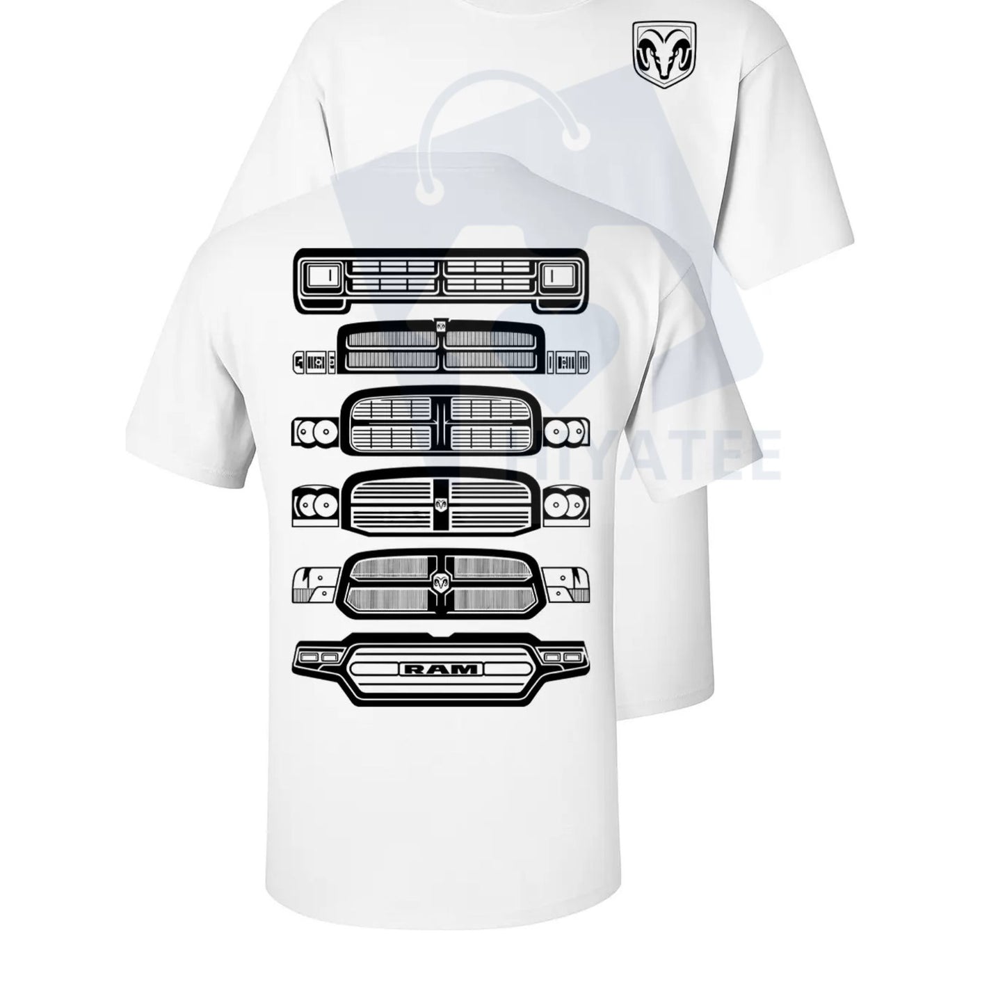 Dodge Ram Evolution Grille T-Shirt – Truck Heritage & Mopar Fan Graphic Tee