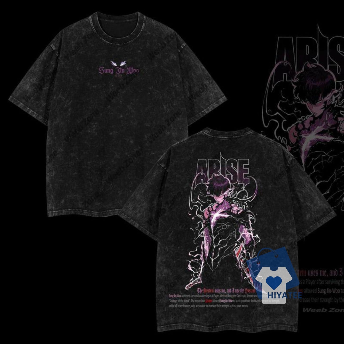 Limited Edition Sung Jin-Woo Solo Leveling "King of Insects – Beru" Tee