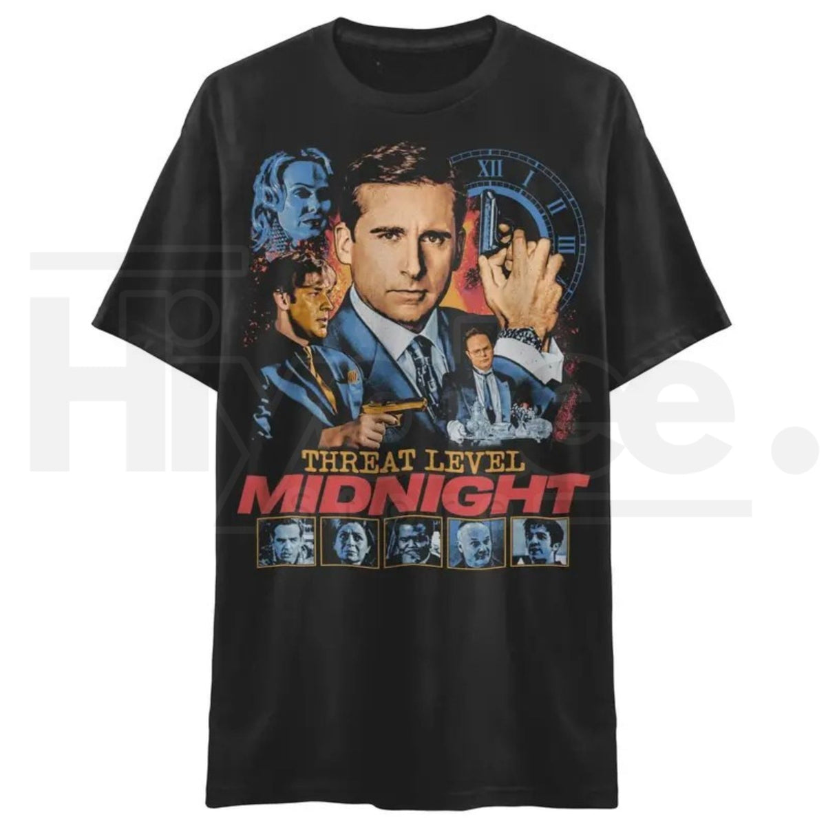 Threat Level Midnight Retro Vintage T-Shirt – The Office Michael Scarn Graphic Tee