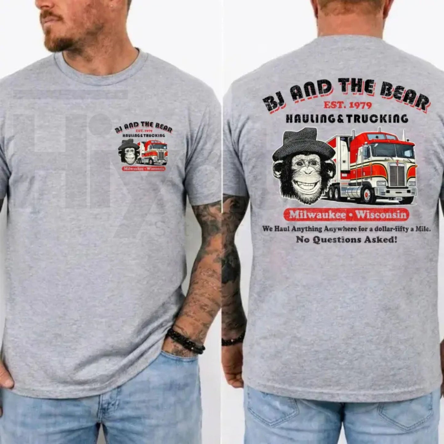 BJ and the Bear Hauling Trucking Ltd T-Shirt – Vintage 70s TV Show Graphic Tee