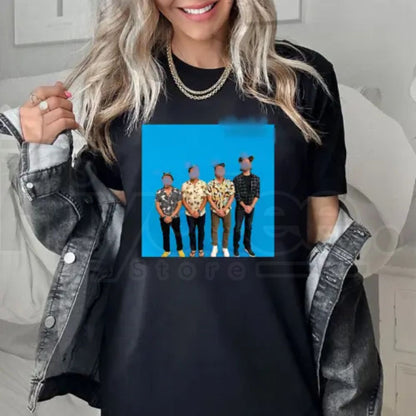 Blue Album Parody Hunter Squad T-Shirt – Funny TV Fandom Graphic Tee
