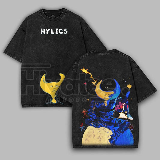 Hylics Game T-Shirt – Oversize Acid Wash Cotton Tee, Trendy Unisex Streetwear Merch