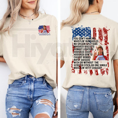 Joe Dirt 4th of July Shirt – Funny USA Retro Patriotic Graphic Tee